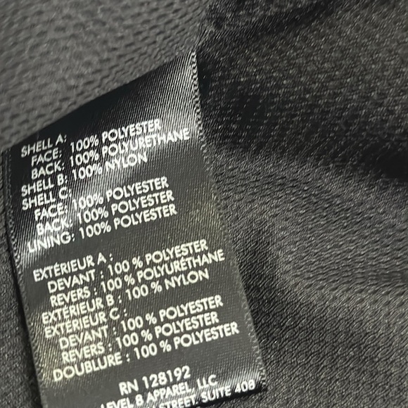 TUMI navy blue packable rain jacket size XlArge - Picture 15 of 15